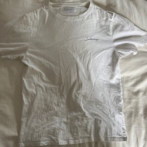 Saturdays white t shirt - size medium